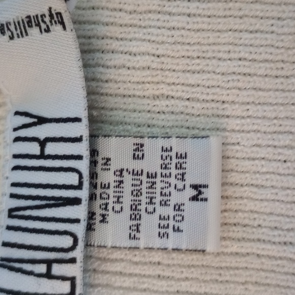 🎆2/$20 EUC LAUNDRY by SHELLI SEGAL IVORY  CARDIGAN. Stunning! - Picture 3 of 5